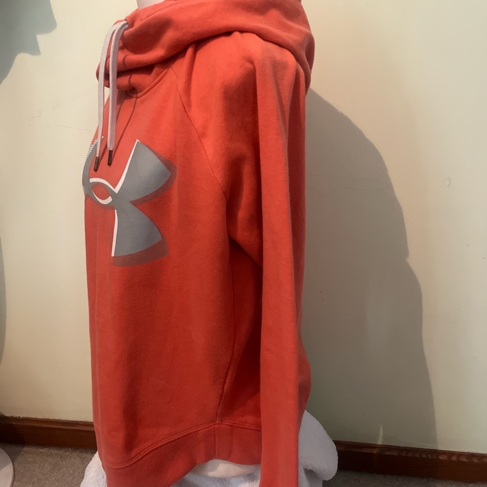 Under Armour Coral Hoodie with Silver‎ Logo
